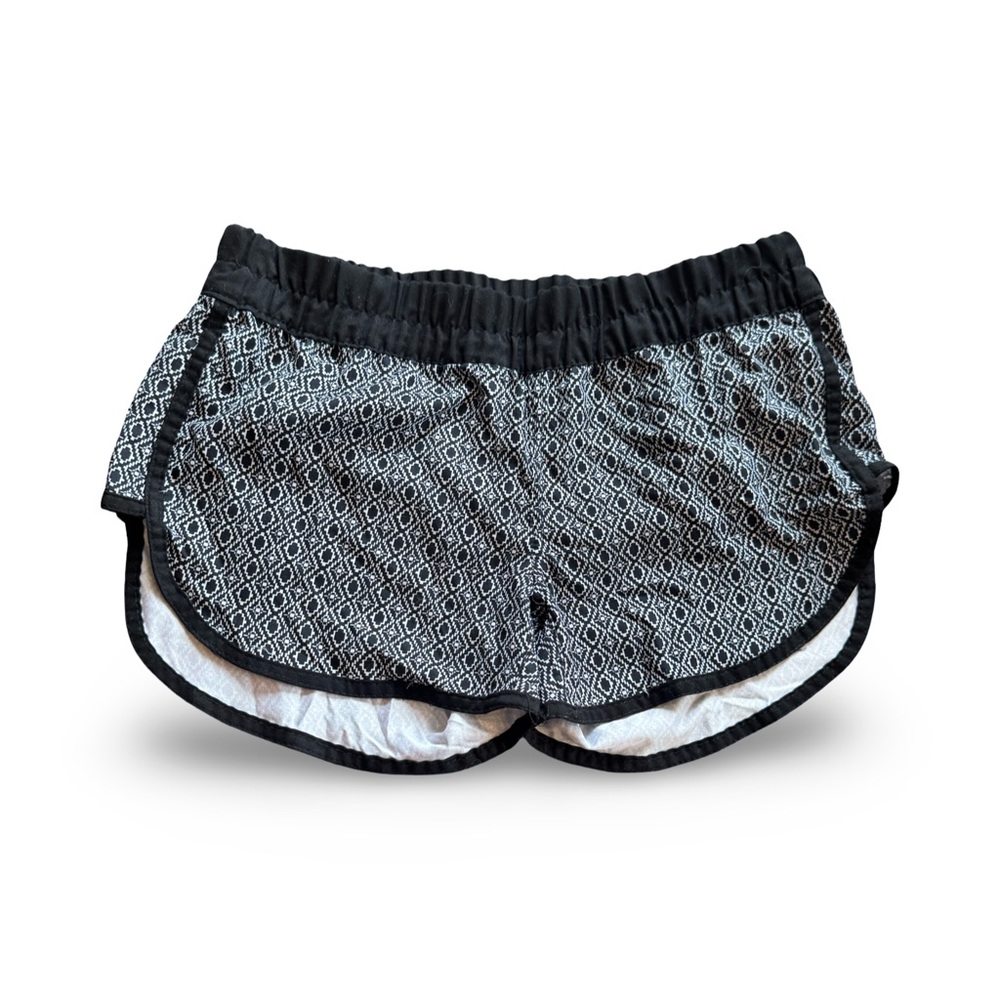 Burnside Monochrome Geometric Shorts